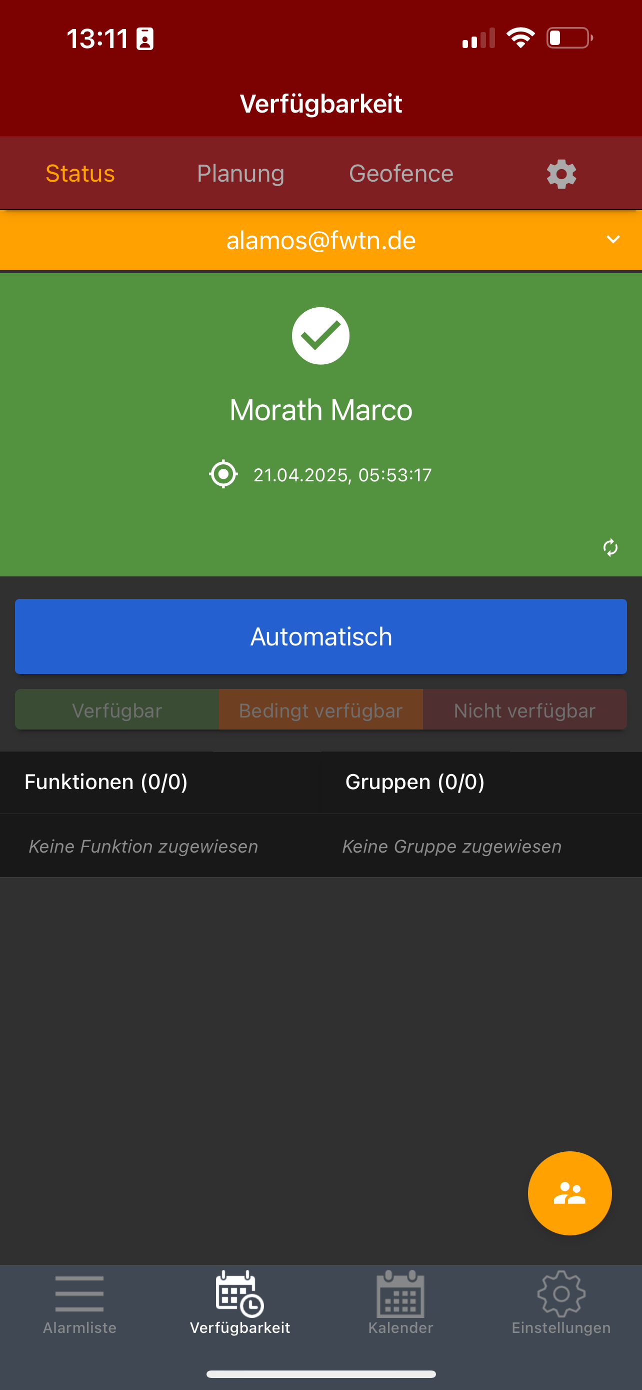 aPager Pro iOS Verfügbarkeit Übersicht